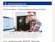 Tablet Screenshot of cad-konstruktion.net